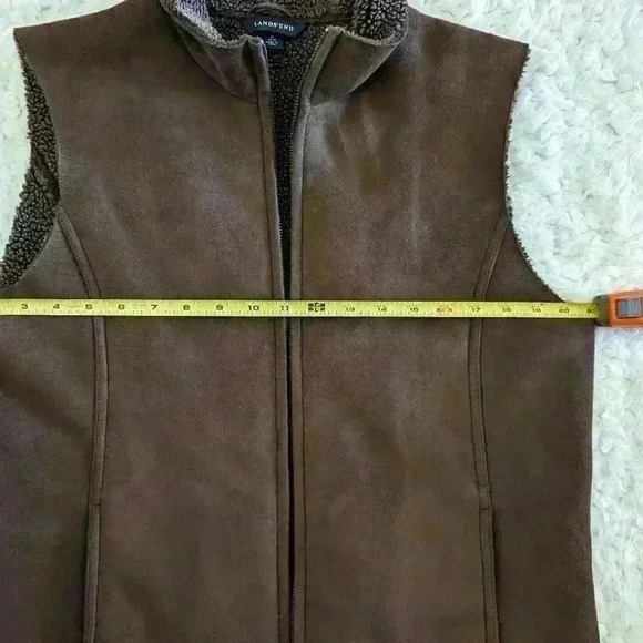 Lands End Women's Vest Size 10-12 - Picture 6 of 9